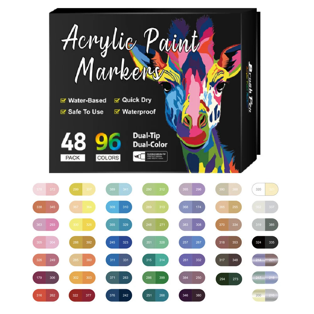 Feutres acryliques Artoo | Le rendu peinture sans pinceaux