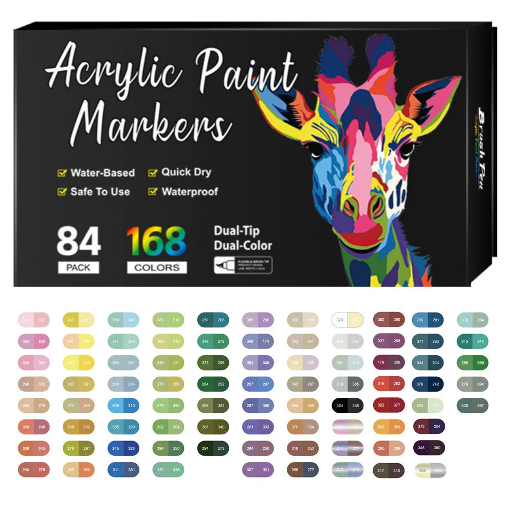 Feutres acryliques Artoo | Le rendu peinture sans pinceaux