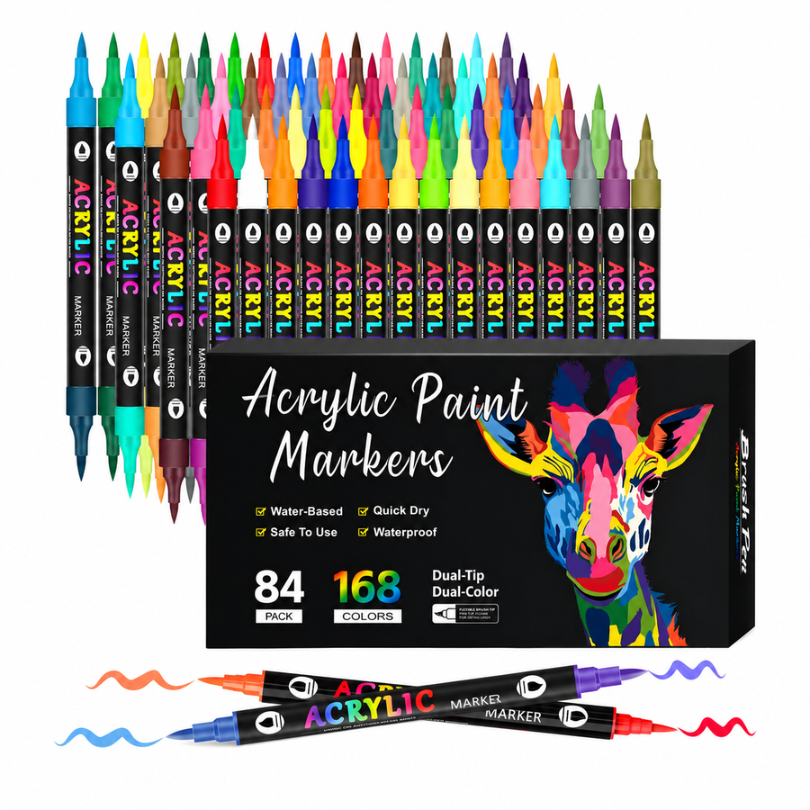 Feutres acryliques Artoo | Le rendu peinture sans pinceaux
